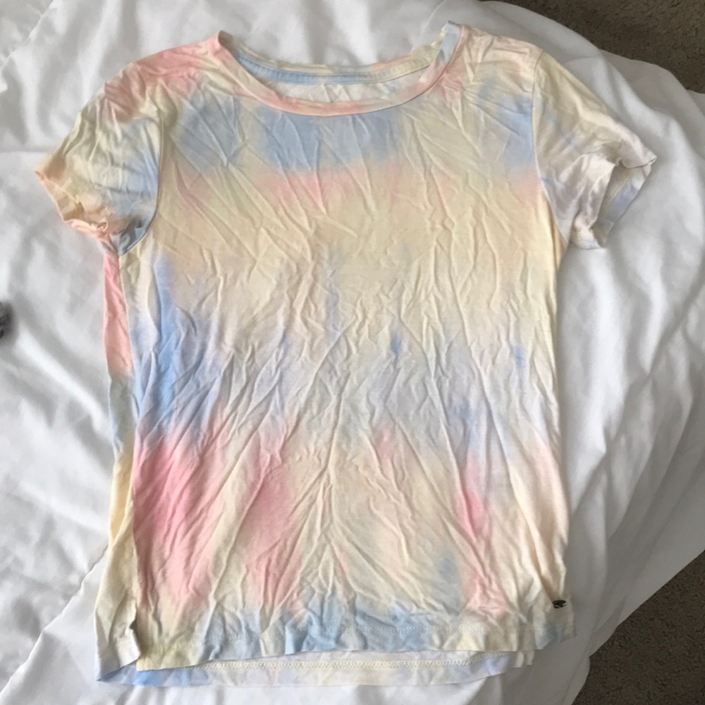 tie dye fitted top (sorry for wrinkles)